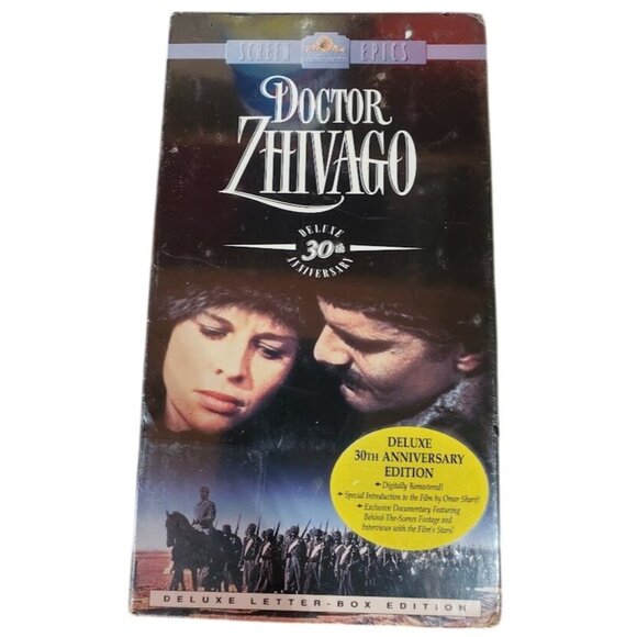 Doctor Zhivago VHS 30th Anniversary Deluxe Edition Sealed MGM 1995 Letterbox - Picture 1 of 4